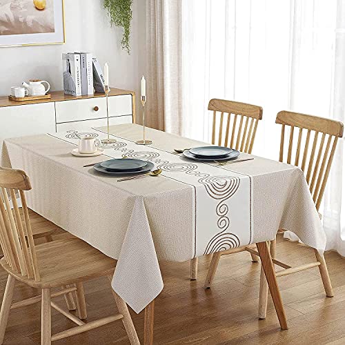 Nappe imperméable essuyable et lavable anti tache pour une décoration de table durable - 2