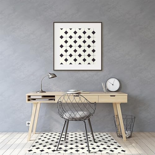 Tapis protège-sol PVC imperméable 120x90 rectangulaire résistant maison
