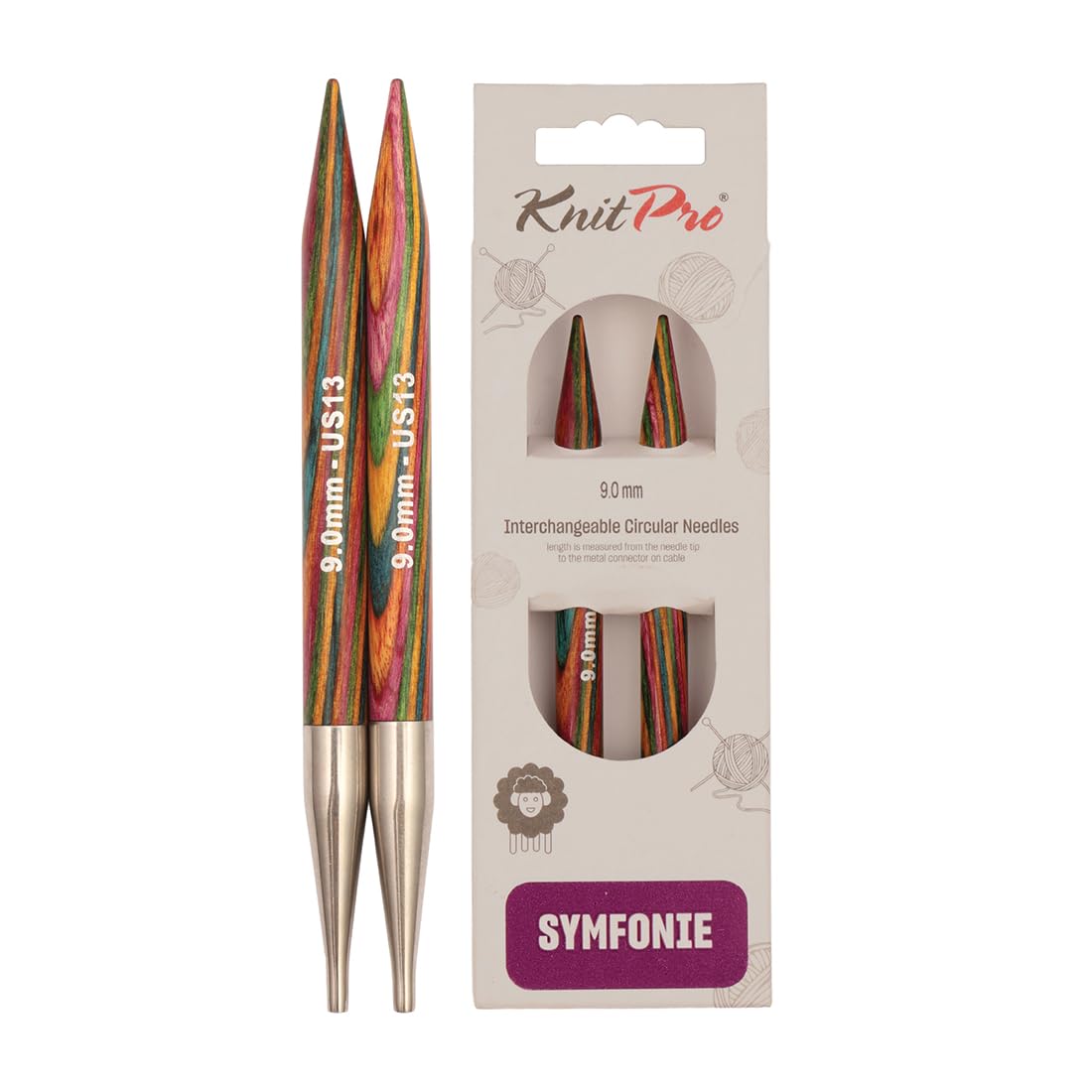 Amazon.com: KnitPro 9 mm Symfonie Interchangeable Normal Circular