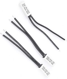 Aexit 3 Pcs Outlets & Accessories KSD9700 AC 250V 5A 75 Celsius NC Bimetal Outlet Switches Temperature Switch