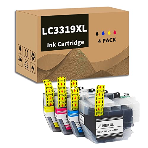 Brother LC3319xl encre noire et couleur haute capacité pour des textes nets sur MFC-J5730DW