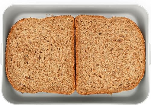 Brabantia - Make & Take Brotdose - Groß - Platz für Sandwiches - Deckel mit Klickverschluss - Gefriergeeignet - Spülmaschinen- &… – Ansicht 5