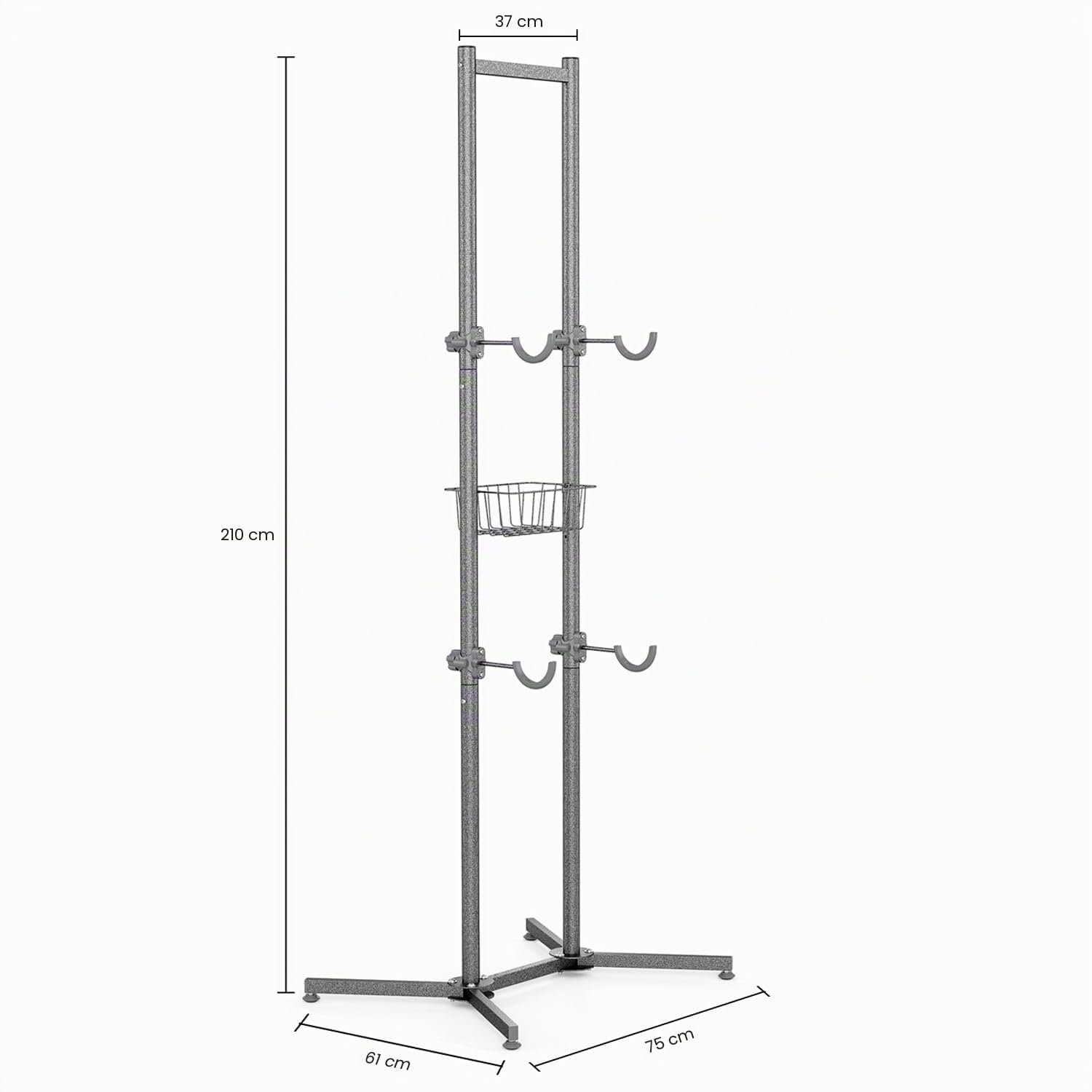 CXWXC Support de vélo pour 2/4 vélos - Charge maximale : 50 kg - Support de vélo pour l'intérieur et Le Garage - Rangement en Plein air