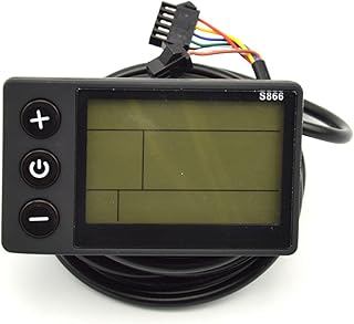 Dasertoe S866 Electric Bicycle Display LCD Meter for Intelligent Controller Ebike Panel Plug Electric Bike,36V-48V B