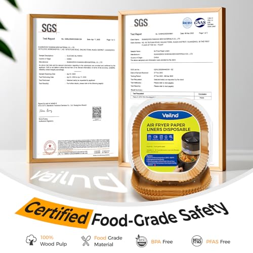 400 Pcs Air Fryer Paper Liners, 8