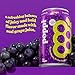 POPPI Sparkling Prebiotic Soda, Beverages Variety of Flavors with, Low Calorie & Low Sugar Drinks 12oz (Grape, Orange, Root Beer, Ginger Lime, Classic Cola, Cherry Limeade, Doc Pop, Strawberry Lemon) Pack of 8