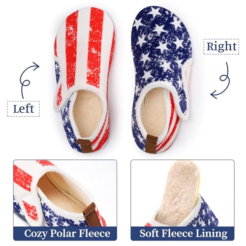 Image of Ibeauti Women Mens House Slippers Lightweight Comfy Barefoot Slipper Socks Rubber Sole House Shoes for Indoor /Outdoor Bedroom Travel