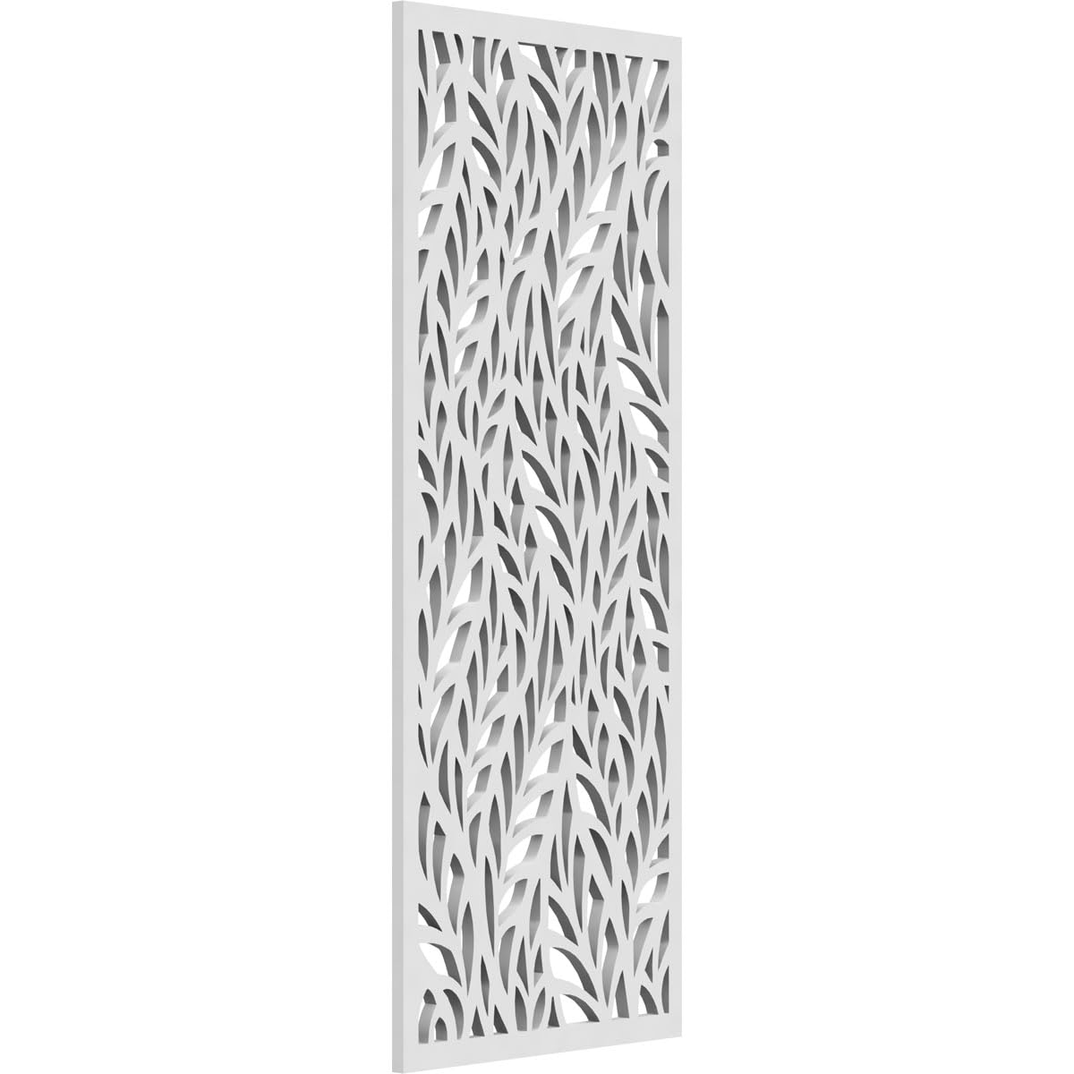 9 3/8"W x 24 3/8"H x 3/8"T Ortonville Decorative Fretwork Wall Panels in Architectural Grade PVC