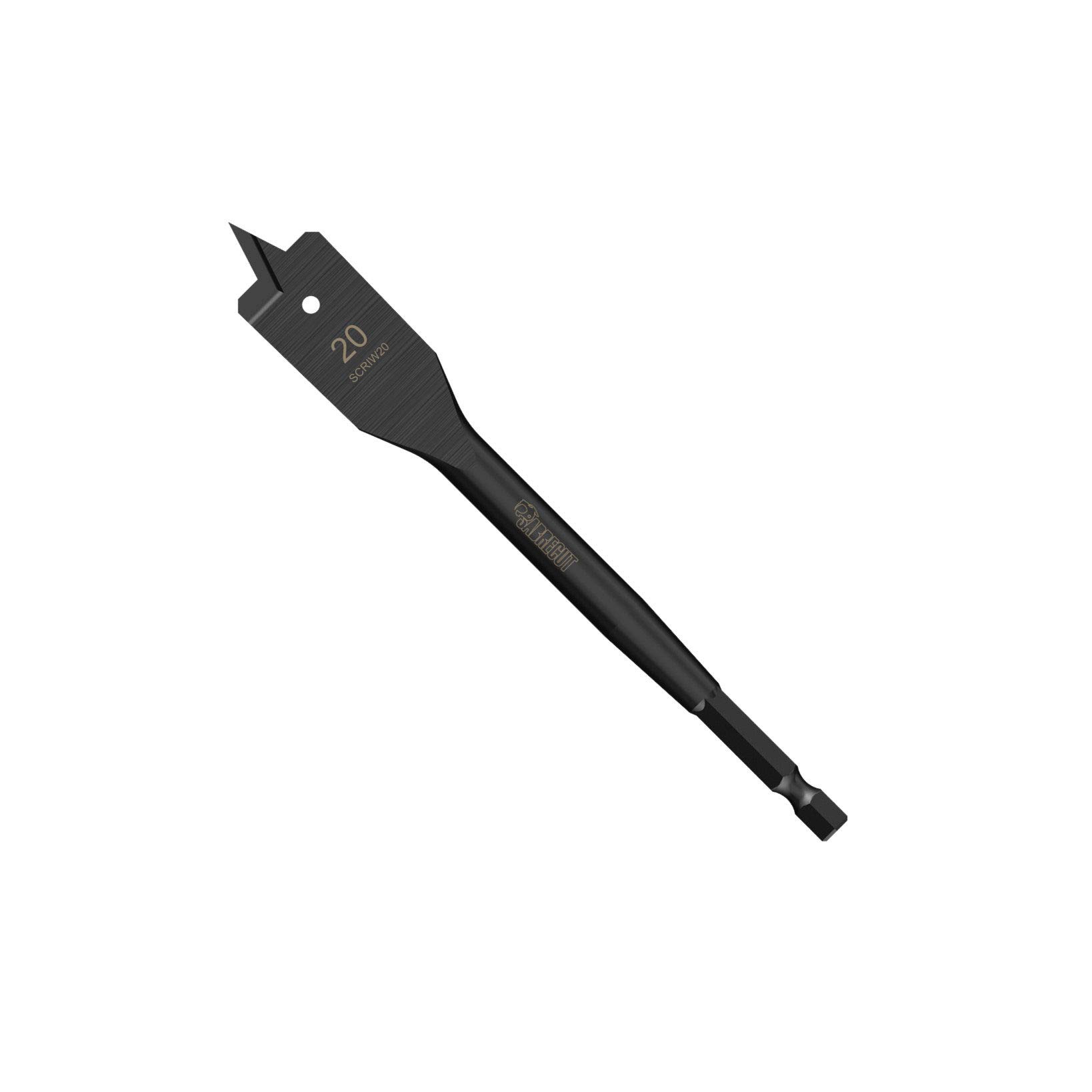1 x SabreCut SCRIW20_1 20 mm x 152 mm Mèche plate en bois compatible avec Bosch Dewalt Makita Milwaukee et bien d'autres