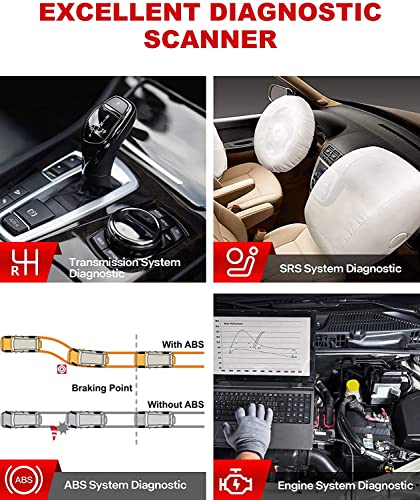 2023 Newest Foxwell Nt604 Elite Obd2 Scanner Abs Srs,Check Engine Code Reader With Airbag Scanner, Transmission Code Reader Car Diagnostic Tool With [English And Spanish Version] #TOP1