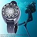 aiqiua Wrist Watch Compass Outdoor Camping Survival Adventure Hiking Waterproof Diving Compass Swimming Water Sport Navigation Tool，Provide Accurate Direction Help, Easy to Carry.