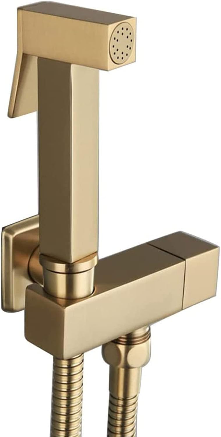 Pulvérisateur de bidet en laiton or brossé pour une salle de bain moderne chic