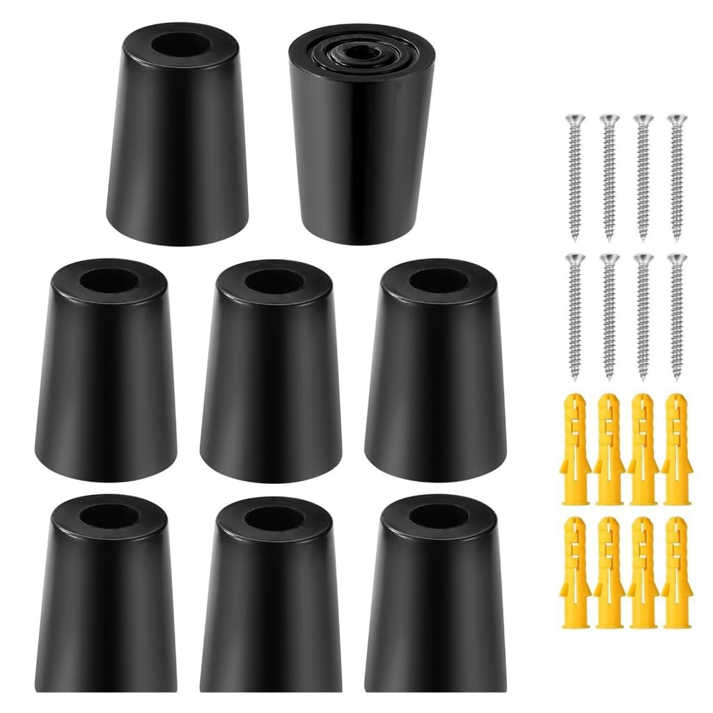 Vdaxvme Set Of 8 Wall Mounted Ski Clothing Organiser Vertical Ski Storage Shelf Snowboard Floating Hanger Rack for Living Room