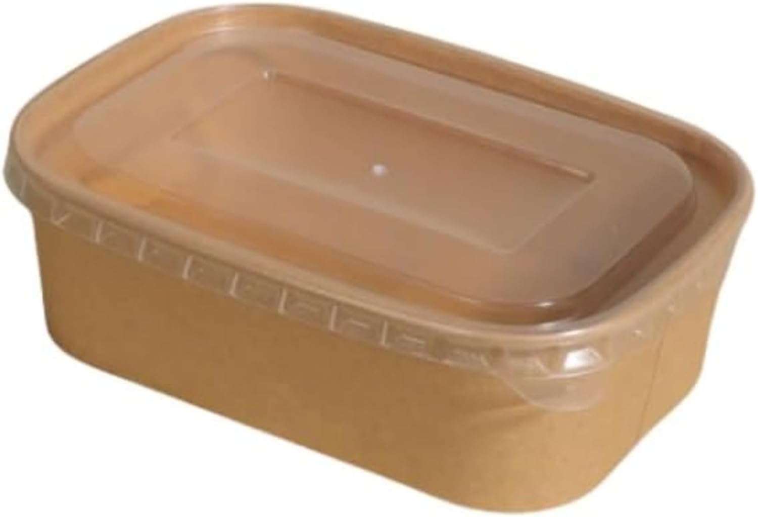 使い捨てボウル 使い捨て弁当箱 蓋付き クラフト紙ボウル 紙皿 100個 ランチボックス 電子レンジ対応 業務用 バーベキュー 食品