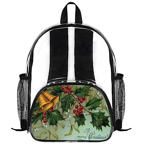 Petit sac à dos transparent imperméable PVC enfant pour écolier et voyage multicolore 11.7L