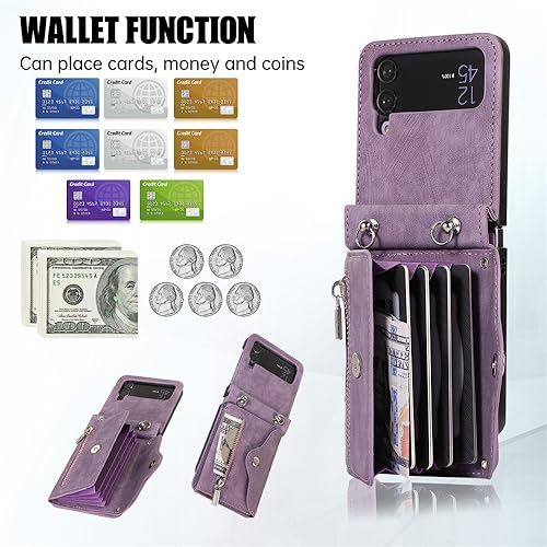 Étui portefeuille Z Flip 4 antichoc pour ne plus perdre vos cartes