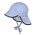 Sterntaler Baby Jungen Schirmmütze M. Nackenschutz Kappe, Blau (Himmel 325), 41 EU