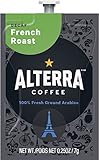 FLAVIA ALTERRA COFFEE, French Roast Decaf, 20-Count Freshpacks (Pack of 1 Rail)