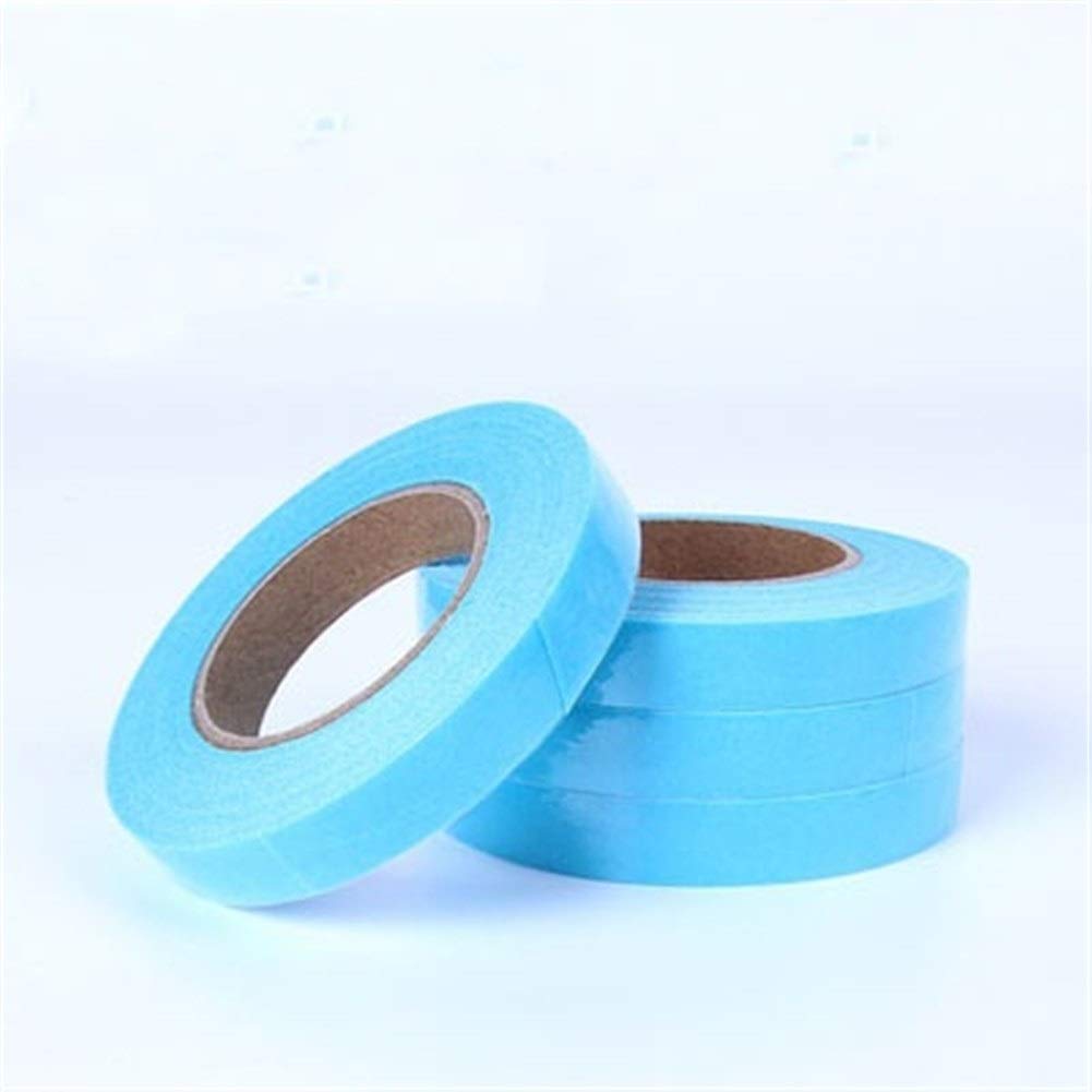 DZBH 12mm Floral Stem Tape Corsages Buttonhole Artificial Flower Stamen Wrap Florist Green Tapes Nylon Flower Craft Supplies 30Yards (Color : Blue 30yards)