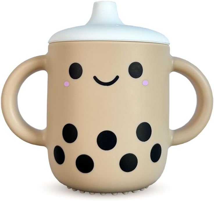 Barks & Babbles Boba Baby Silicone Training Sippy Cup