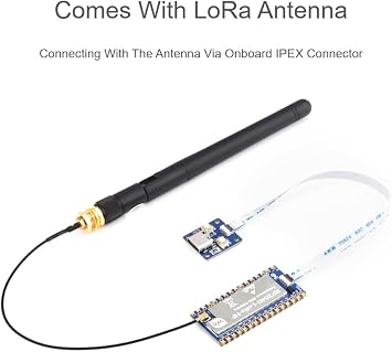 RP2040-LoRa Development Board Integrates SX1262 RF Chip Long-Range Communication HF Frequency Band USB Type-C Adapter Board FPC Cable