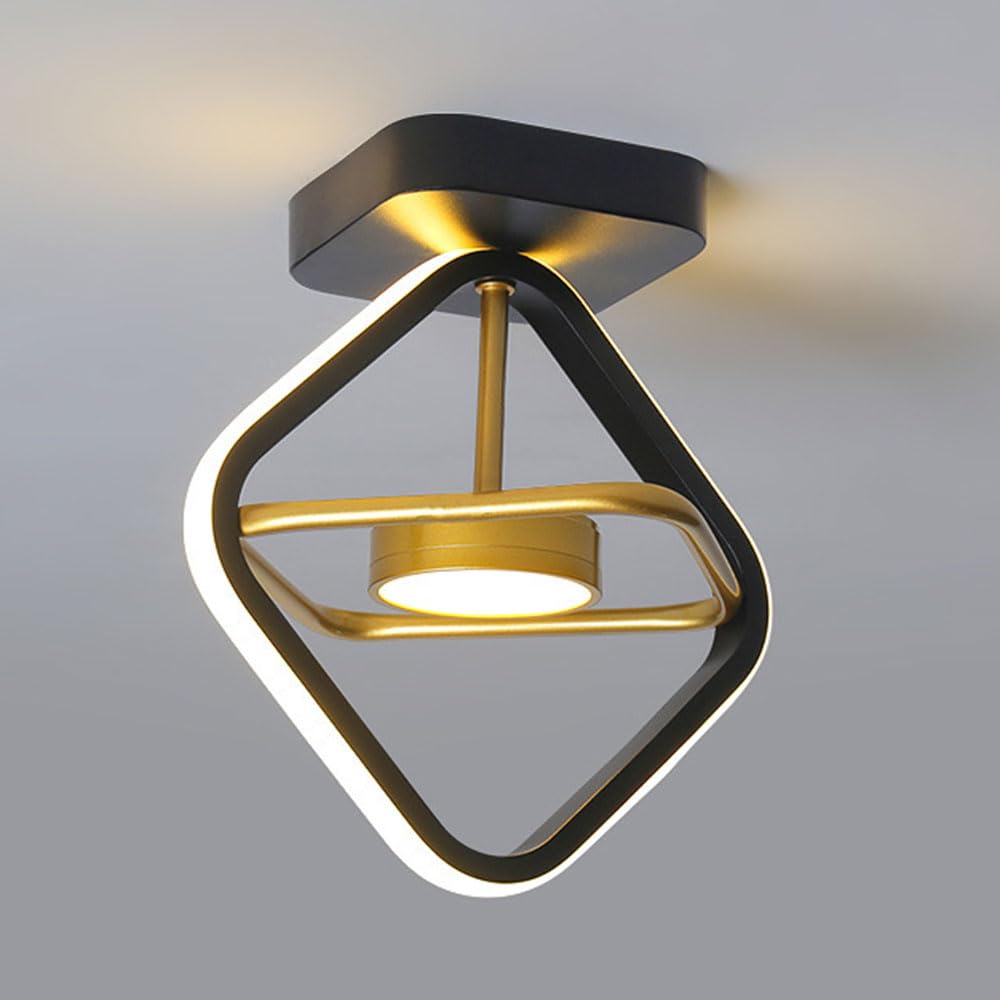 Plafonnier projecteur intérieur LED design scandinave en alu brossé