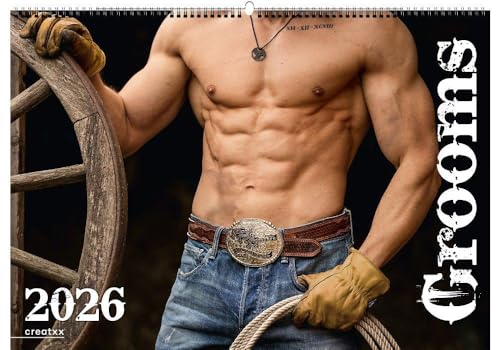 Grooms 2026: Erotische Fotos von Stallburschen im Westernreitstall