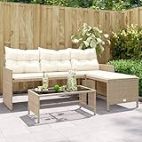 Photo Gallery shgaxin divano da giardino a forma di l con tavolo e cuscini rattan pe beige, divano giardino esterno, divano giardino terrazza, divani in terrazza, mobili da giardino esterno - 365575 Photo Gallery shgaxin divano da giardino a forma di l con tavolo e cuscini rattan pe beige, divano giardino esterno, divano giardino terrazza, divani in terrazza, mobili da giardino esterno - 365575