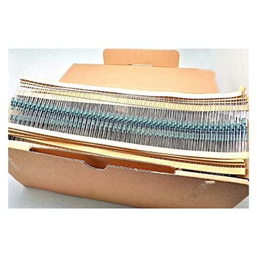 Résistance à Film métallique de 100 pcs 1.5KOHM, tolérance 1% 0,25W résistant à Fixer, for des projets électroniques et des expériences YIJIAN Cover