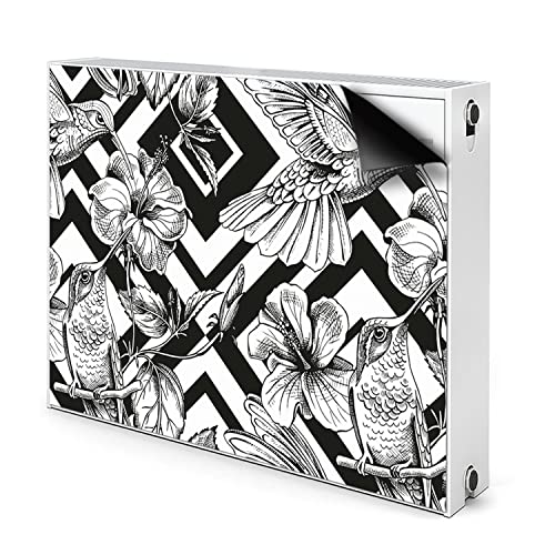 Cache Radiateur Magnétique Blanc 100x60cm Decormat Colibri
