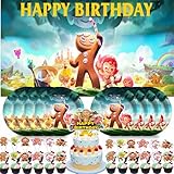 Cookie Run Kingdom Party Supplies Plates Decorations Birthday Cake Topper Banner Decor Backdrop Balloons