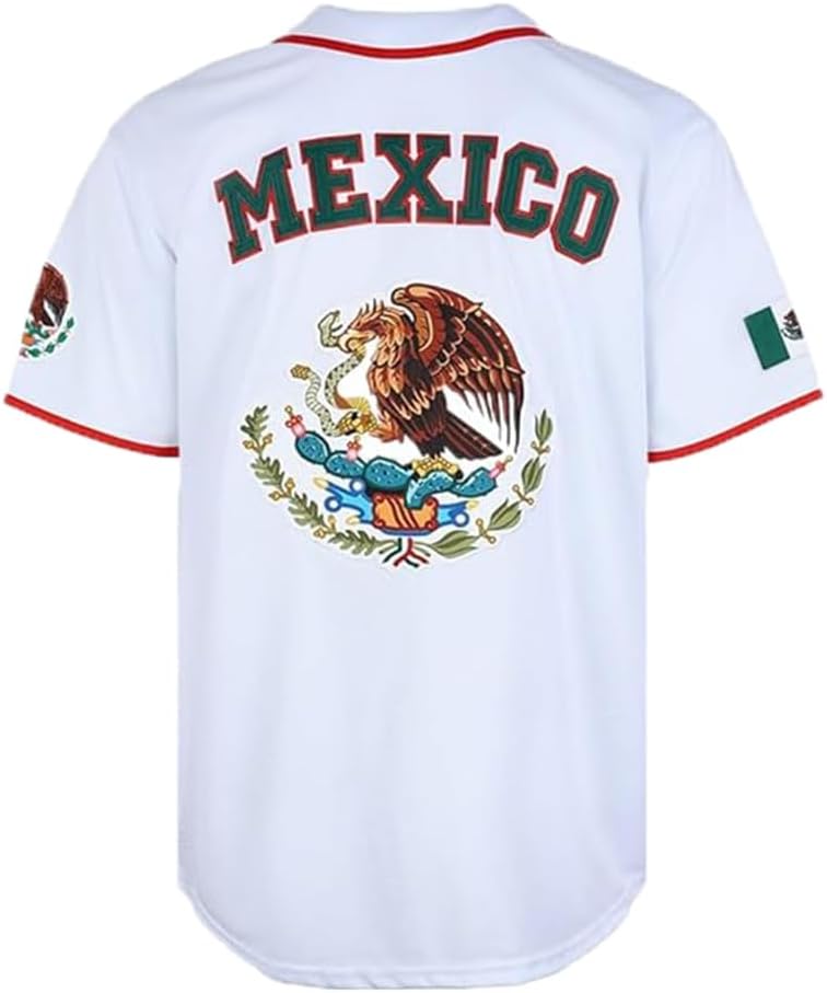 Men's Mexico Jersey #34#7 Stitched Baseball Uniform with Mexican Flag Sports Jerseys Shirts - Image 7