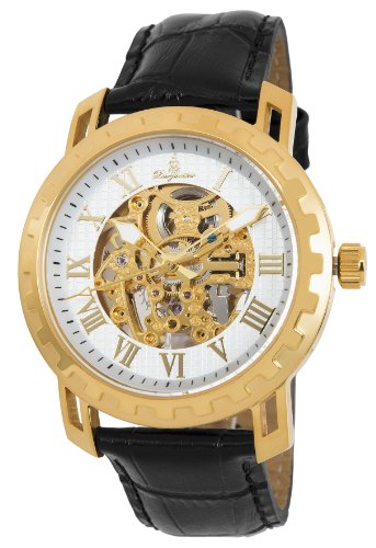 Preisvergleich Produktbild Burgmeister Armbanduhr für Herren mit Analog Anzeige, Automatik-Uhr und Lederarmband - Wasserdichte Herrenuhr mit zeitlosem, schickem Design - klassische Uhr für Männer - BM328-212 Jamaika