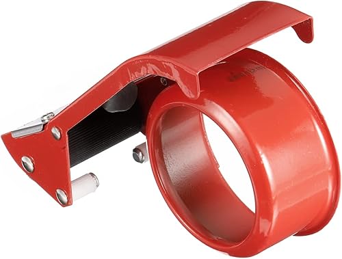 Miniatura 4 de PATIKIL Dispensador de cinta de embalaje de 2.5 pulgadas, paquete de 2 cintas pesadas industriales, soporte para cortador, sellador de cajas