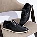 Jousen Men's Dress Shoes Fashion Casual Dress Shoes Business Oxfords for Men (AMY9061A-black-09.5)