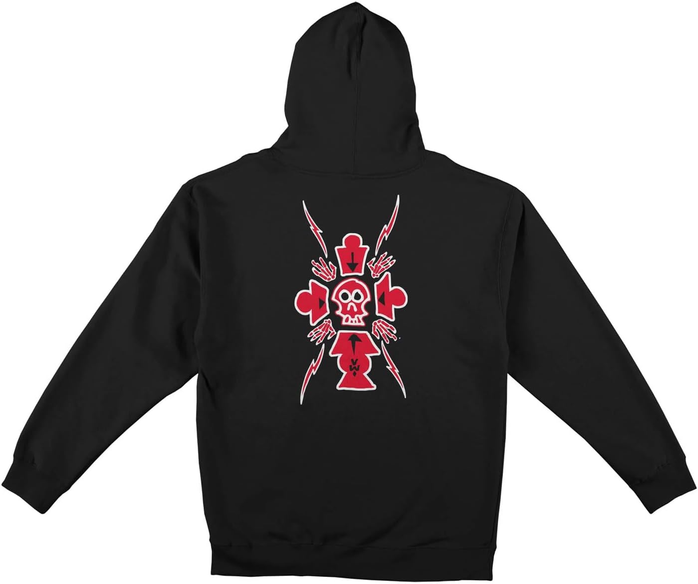 Krooked Skateboards Hoodie Black
