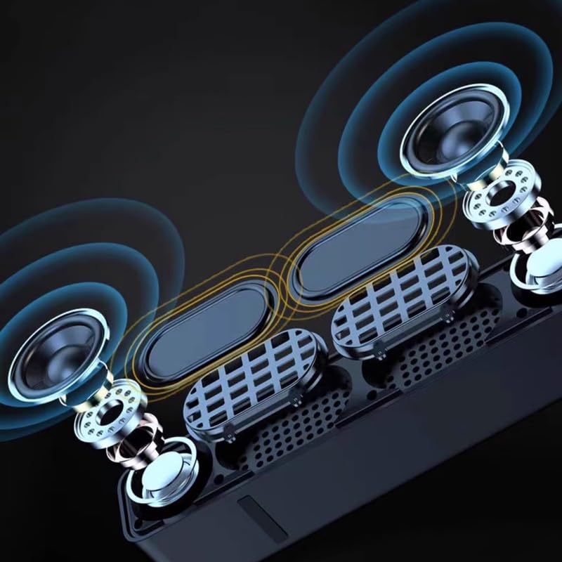 Altavoz largo de computadora con tarjeta de audio para evitar ruidos 7