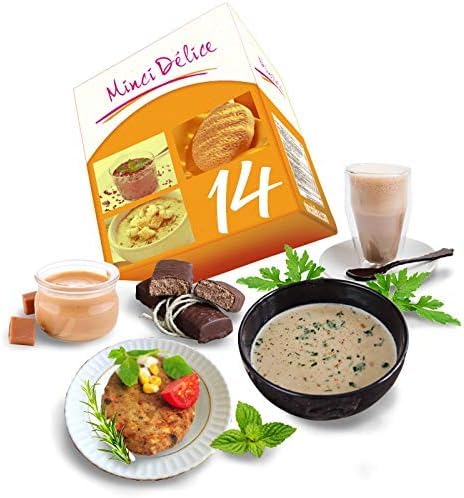 Régime Minceur Hyperprotéiné végétariens Coffret 14 jours 33 produits 1 shaker et 1 guide offerts - perte de poids optimisée en 2 semaines