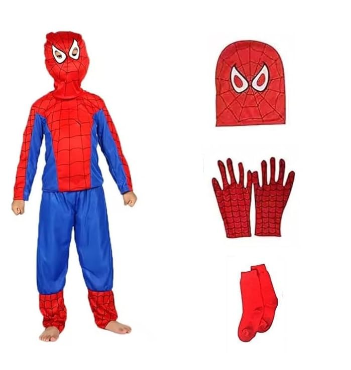 indyragie Kids Spiderhero Costume – Superhero Roleplay Outfit for Boys & Girls, Deluxe Spandex Spider Suit, Halloween Cosplay, Comic-Con, Dress-Up (5-6 Year) (B0DGHQ3287) Amazon Price History, Amazon Price Tracker