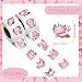Luvsweets Pink Axolotl Stickers Roll - 1000Pcs Cute Salamander Stickers for Axolotl Lovers Birthday Party Favors Decorations Supplies, Self Adhesive Decals for Laptop Planner Scrapbook, 16 Designs