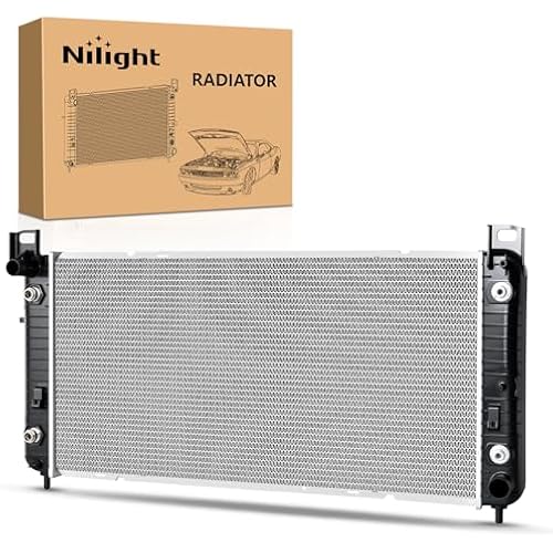 Nilight 34" Radiator for Chevy Silverado 1500, Suburban, Tahoe 1999-2013