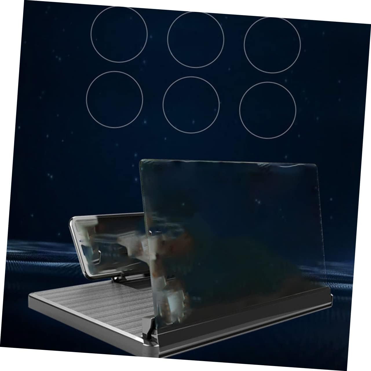 Balacoo Phone Screen Magnifier Screen Amplifier Desktop Sturdy Phone Stand Holder for Reading and Watching