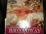 Everyday Gibson Punch Bowl Service for 12 Broadway Pattern