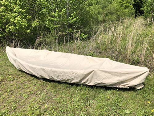 11' 12' Canoe/Kayak Cover by Cypress Rowe Outfitters / 16 oz Canvas for Indoor or Outdoor Storage, Complete Protection