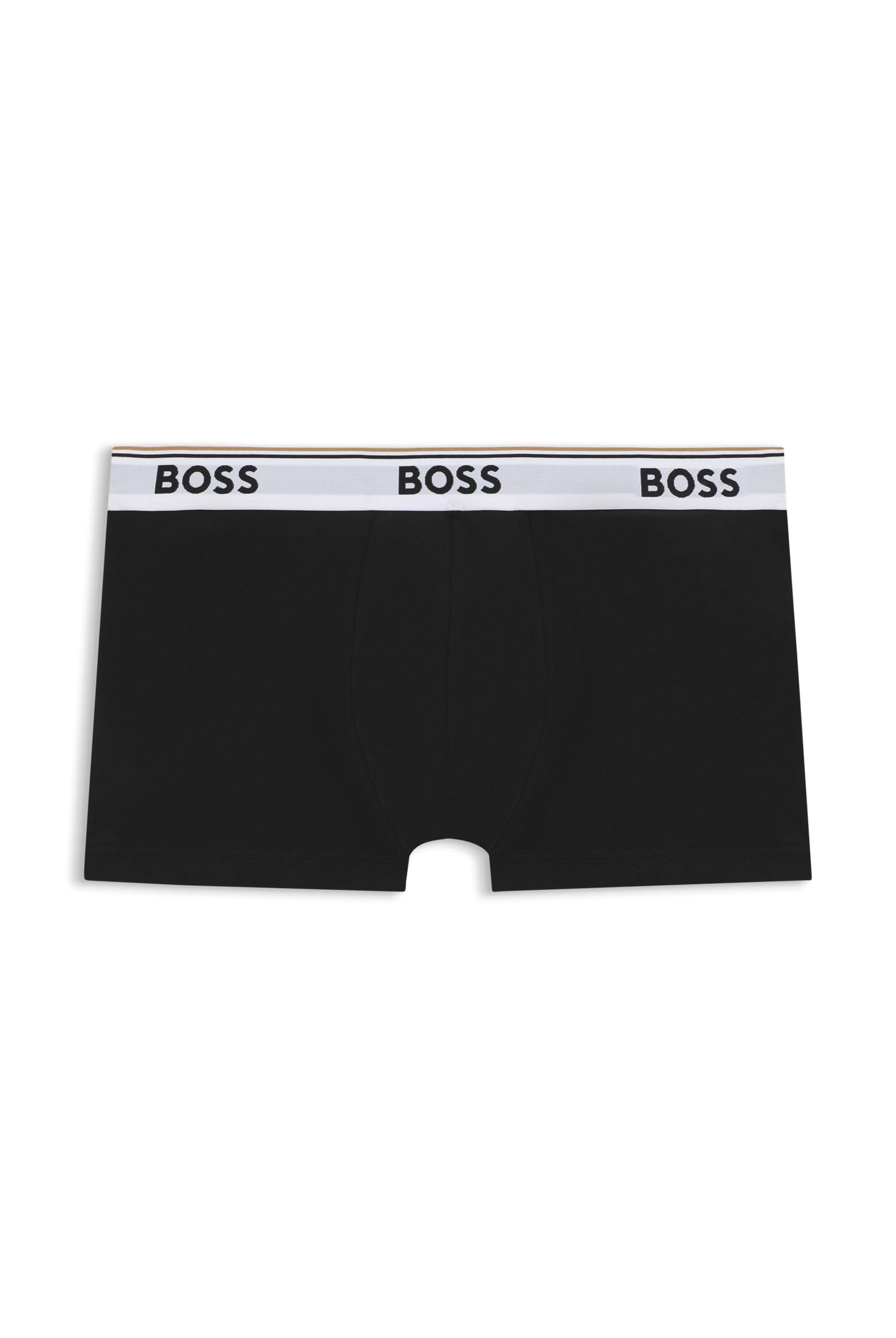 Boss Mężczyźni Trunk 3P Power Bokserki, Czarny, XL