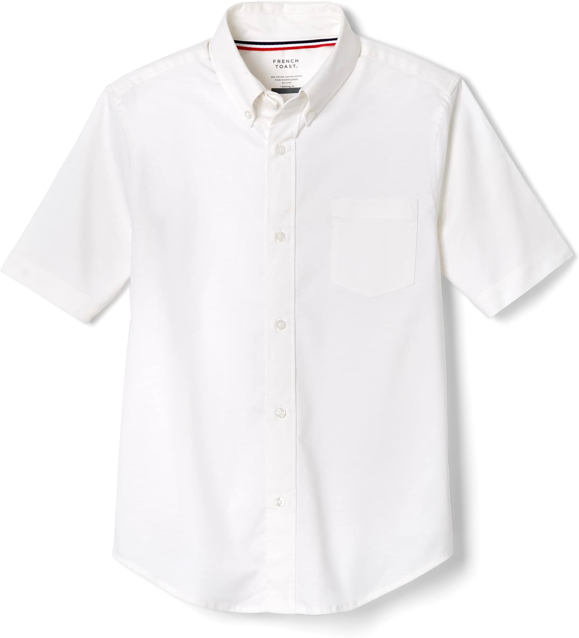Boy's Short Sleeve Oxford Shirt (Standard & Husky) Button Down Shirt
