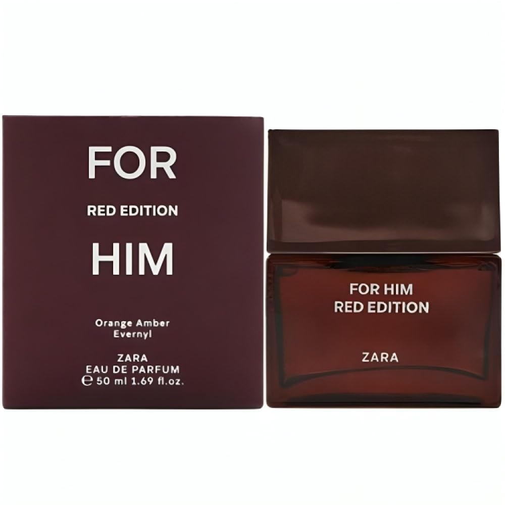 Amazon.com: Zara For Him Red Edition Cologne for Men EDT Eau De