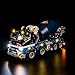 Produktbild ZHLY LED Licht-Set für Lego Technik Betonmischer LKW 42112 Beleuchtung Lichtset Kompatibel Mit Lego 42112 USB und Batterie Betrieben (Lego-Modell Nicht enthalten)