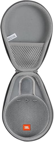 Miniatura 19 de Hermitshell Funda rígida de viaje para JBL Clip 4 / JBL Clip 5, mini altavoz Bluetooth portátil (Squad)