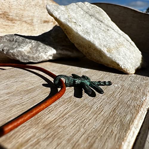 Dragonfly Necklace - Women Cute Charm, Men Gift For Girlfriend, Rebirth And Freedom, Girls Hope, Transformation, Teen Friend Present, Aesthetic Boho Accessories, Natural Animal Pendant, Cute Choker #TOP3